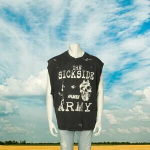 Y2K Vintage Psycho Realm Sick Symphonies Dj Fm Hip Hop Gangsta Rap T Shirt